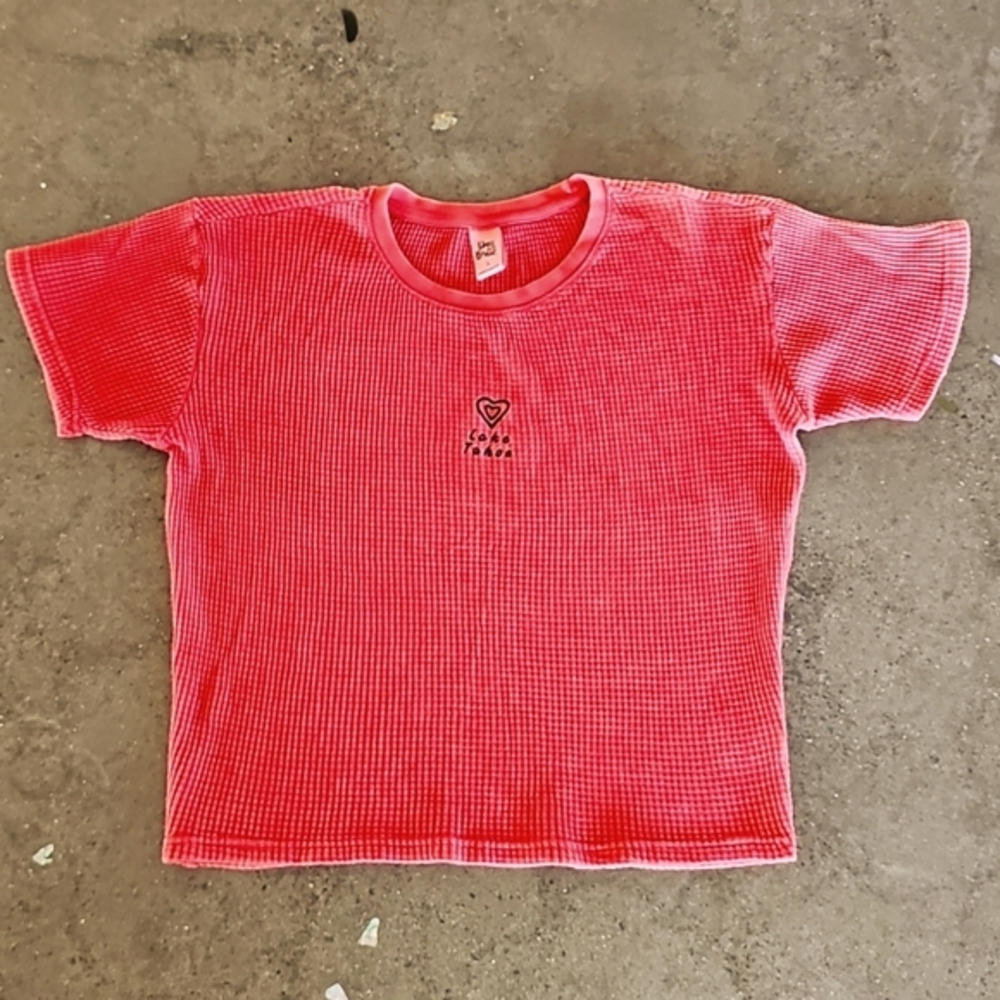 Day Break Lake Tahoe Waffle Knit Tshirt